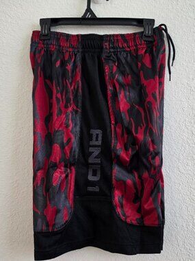 New Mens Basketball Shorts by And1.** Elastic Waist Size S.
